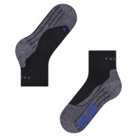 FALKE Herren Sportsocken - TK2 Short Cool, Trekking- und Wandersocken, unifarben Schwarz 42-43