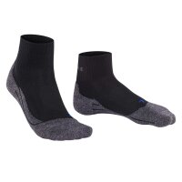 FALKE Men Sports Socks - TK2 Short Cool, Trekking and Hiking Socks, unicoloured Black 42-43 (UK 8-9)