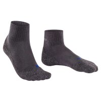 FALKE Herren Sportsocken - TK2 Short Cool, Trekking- und Wandersocken, unifarben Grau 39-41