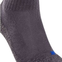 FALKE Herren Sportsocken - TK2 Short Cool, Trekking- und Wandersocken, unifarben Grau 39-41