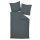 Janine bed linen 2 pieces - maco satin, mercerized cotton, silk finish, plain Anthracite 135x200cm