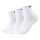 SKECHERS Unisex Quarter Socken, 3er Pack - Basic Kurzsocken, Mesh Ventilation