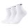 SKECHERS Unisex Quarter Socks, 3-pack - basic short socks, mesh ventilation