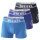 DIESEL Herren Boxershorts 3er Pack - UMBX-Shawnthreepack, Trunks