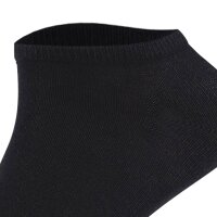 s.Oliver Unisex Socks, 10-Pack - Sneaker, plain Black 35-38 (3-5 UK)