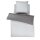 JOOP! 2-Piece Bed Linen - Micro Pattern, Comfort-Satin, Cotton, plain Light grey 135x200cm