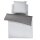 JOOP! 2-Piece Bed Linen - Micro Pattern, Comfort-Satin, Cotton, plain Light grey 135x200cm