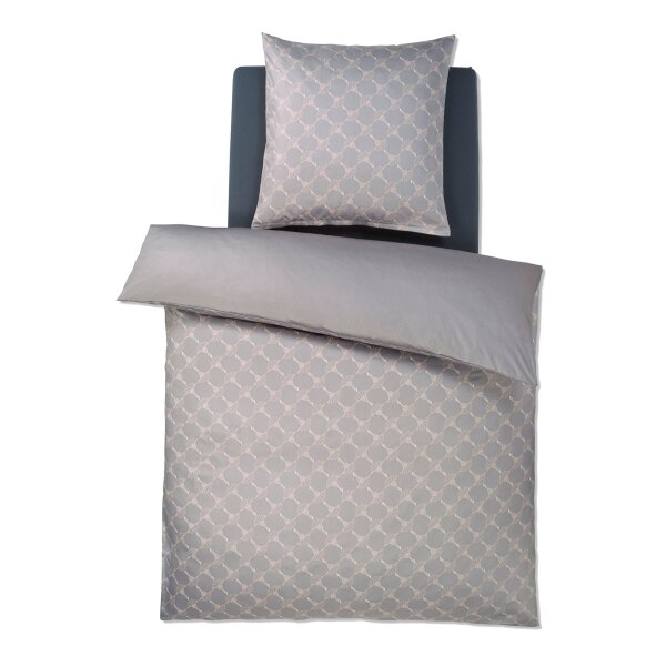 JOOP! bed linen 2 pieces - Cornflower Gradiant, Comfort-Satin, Cotton, Jacquard Beige 135x200cm