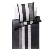 JOOP! bed linen 2 pieces - Cornflower Stripes, Comfort-Satin, Cotton, Jacquard