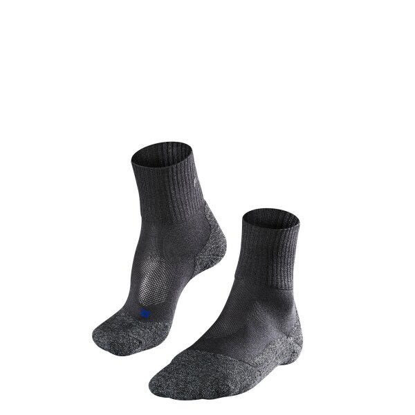 FALKE Men Sports Socks - TK2 Short Cool, Trekking and Hiking Socks, unicoloured Grey 39-41 (UK 6-6.5)