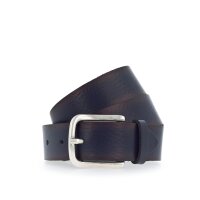 Vanzetti Womens Belt - Leather Belt, Metal Buckle Blue 90 cm