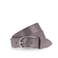 Vanzetti Womens Belt - Leather Belt, Metal Buckle, Metal Optics