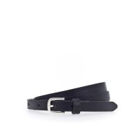 Vanzetti Womens Belt - narrow Leather Belt, Metal Buckle
