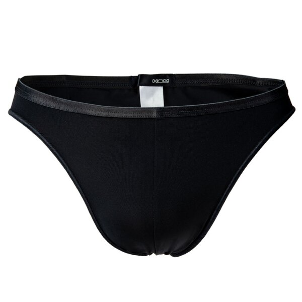 HOM Herren Micro Briefs Plumes - Ultralight Microfiber, Slip, Unterwäsche, Stretch, einfarbig Marine S