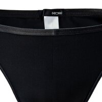 HOM Mens Micro Briefs Plumes - Ultralight Microfiber, Slip, Underwear, Stretch, plain Navy S (Small)