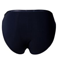 HOM Herren Micro Briefs Plumes - Ultralight Microfiber, Slip, Unterwäsche, einfarbig, Vorteilspack Marine (00RA) Blau S 3er Pack