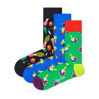 Happy Socks 3er Pack Unisex Socken - Geschenkbox,...