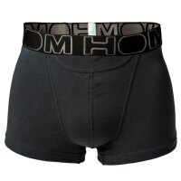 HOM Herren Boxer Shorts, 2er Pack - HOM Boxerlines #2, Baumwolle Blau/Grau M