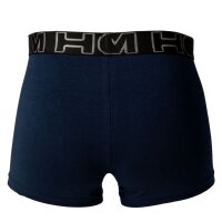 HOM Herren Boxer Shorts, 2er Pack - HOM Boxerlines #2, Baumwolle Blau/Grau 2XL