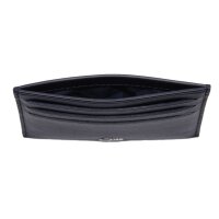 LACOSTE Mens Credit Card Holder, genuine leather - Credit Card Holder, 7,5x11x1cm (HxLxW) Blue