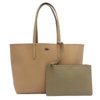 LACOSTE ladies reversible bag with pochete - Shopping Bag, 35x30x14cm (WxHxD), multicoloured