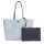 LACOSTE Damen Wendetasche mit Pochete - ANNA Shopping Bag, 35x30x14cm (BxHxT), mehrfarbig