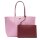 LACOSTE Damen Wendetasche mit Pochete - ANNA Shopping Bag, 35x30x14cm (BxHxT), mehrfarbig