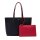 LACOSTE Damen Wendetasche mit Pochete - ANNA Shopping Bag, 35x30x14cm (BxHxT), mehrfarbig
