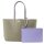 LACOSTE Damen Wendetasche mit Pochete - ANNA Shopping Bag, 35x30x14cm (BxHxT), mehrfarbig