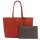 LACOSTE ladies reversible bag with pochete - Shopping Bag, 35x30x14cm (WxHxD), multicoloured