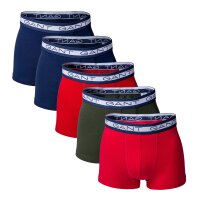 GANT Herren Boxer Shorts, 5er Pack - Basic Trunks, Cotton Stretch