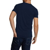Bamboo basics mens t-shirt VELO, pack of 2 - Undershirt, V-neck, Single Jersey Navy XL (X-Large)