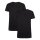 Bamboo basics mens t-shirt RUBEN, pack of 2 - undershirt, crew neck, Single Jersey Black S (Small)