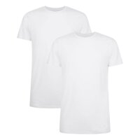 Bamboo basics mens t-shirt RUBEN, pack of 2 - undershirt, crew neck, Single Jersey White XL (X-Large)