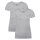 Bamboo basics Damen T-Shirt KATE, 2er Pack - Unterhemd, Rundhals, Single Jersey