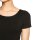 Bamboo basics Ladies T-Shirt KATE, pack of 2 - undershirt, crew neck, Single Jersey Black S (Small)