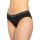 Bamboo basics ladies briefs YARA, 3-pack - Logo waistband, breathable, Single Jersey Black L (Large)