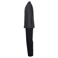 GÖTZBURG Herren Schlafanzug Set - lang, Baumwolle, gemustert Blau 6XL