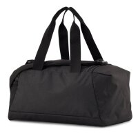 PUMA Unisex Sporttasche - Fundamentals Sports Bag XS, Puma Cat Logo, 22x40x22cm (HxBxT) Schwarz