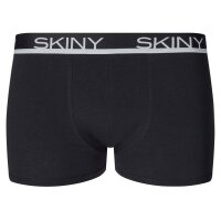 SKINY Herren Boxer Shorts 3er Pack - Trunks, Pants, Unterwäsche Set, Cotton Stretch Schwarz S