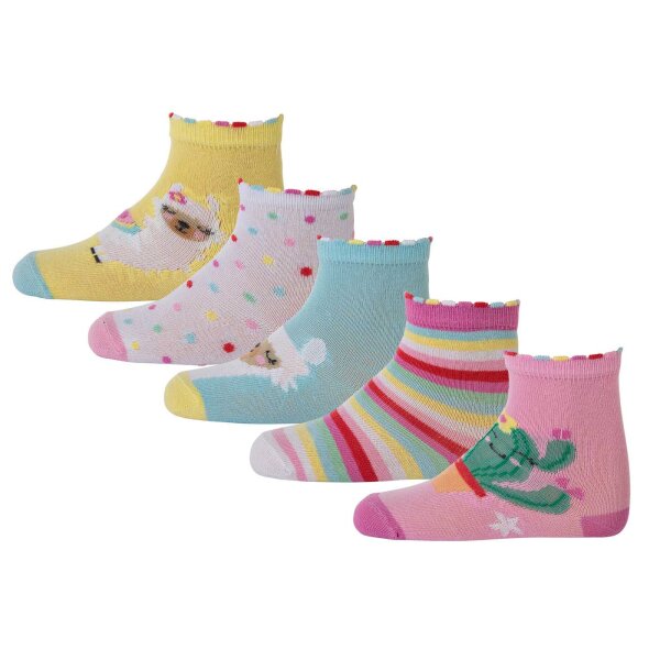 CUCAMELON Kinder Socken, 5er Pack - Strumpf, Motive, 2-4 Jahre, One Size Lama