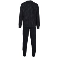 GÖTZBURG Mens Pyjamas Set - long, V-Neck, patterned  Blue 2XL (XX-Large)