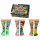 United Oddsocks Damen Socken, 6 Socken Pack - Strumpf, Mottomotive Jungle Fever 37-42