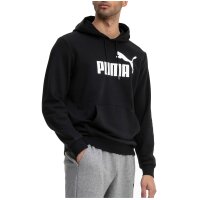 PUMA Herren Hoody - ESS, großes Puma Cat Logo Schwarz L