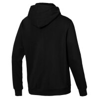 PUMA Herren Hoody - ESS, großes Puma Cat Logo Schwarz L