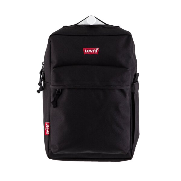 Levis Unisex Backpack - L Pack Standart Issue, Levis Logo, 42x34x16 cm Black