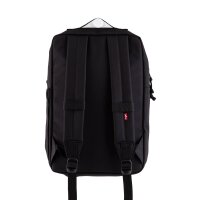 Levis Unisex Rucksack - L Pack Standard Issue, Levis Logo, 40,5x26,5x13 cm (HxBxT), unifarben Schwarz