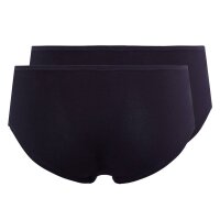 SKINY Damen Panty, 2er Pack - Slip, Pants, Cotton Stretch, Basic Schwarz XL