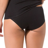 SKINY Damen Panty, 2er Pack - Slip, Pants, Cotton Stretch, Basic Schwarz 2XL