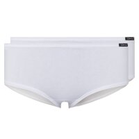 SKINY ladies panty, pack of 2 - briefs, pants, cotton stretch, basic White S (Small)